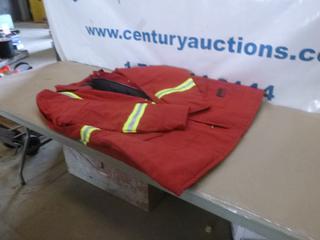 Action West Flame Resistant Winder Jacket w/ Reflective Stripes, Size 7XLT (G-2)