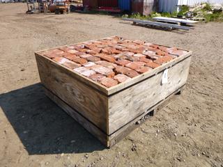 Wooden Crate w/ Contents of Bricks, 45 In. x 43 In. (OS)