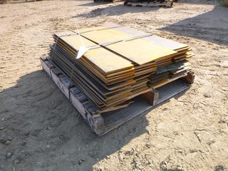 Qty of Steel Plates, 34 In. x 5 3/4 In. x 1 1/4 Thick (YN-03)