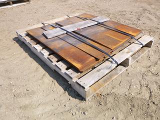Qty of Steel Plates. 34 In. x 6 1/2 In. x 1/4 In. Thick (YN-03)