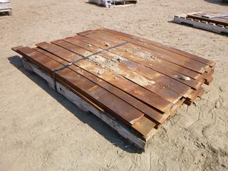 Qty of Steel Plates. 49 In. x 3 3/4 In. x 1/4 In. Thick (OS)