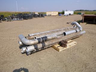  Qty of 3 In. and 6 In. Aluminum Pipes (YN-03)