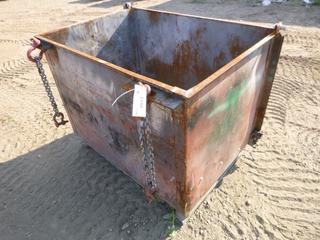 Scrap Steel Bin, 37 In. x 54 In. x 43 In.