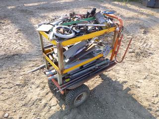 Metal Rack on Wheels