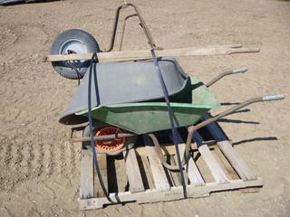 (2) True Temper Wheel Barrows 