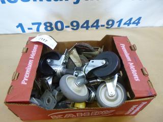 Box of Assorted Casters/Rolling Wheels (B-2)