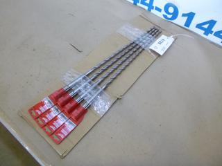 (4) Unused Milwaukee Concrete Hammer Drill Bits, SDS-MAX, 1/2 In. x 21 In., 48-20-3904 (D-2)