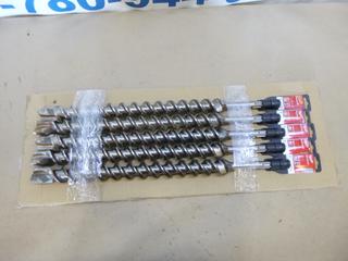 (5) Unused Milwaukee Concrete Hammer Drill Bits, SDS-MAX, 1 5/8 In. x 23 In., 48-20-3991 (D-2)