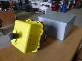 Unused Frowserve Worcester Actuation Systems Series 75 Electric Valve Actuator and Electrical Box, 10 In. x 10 In. x 6 In. (D1)
