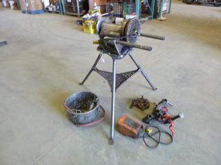 Rigid 300 48 In. Pipe Stand Threader w/ Dies