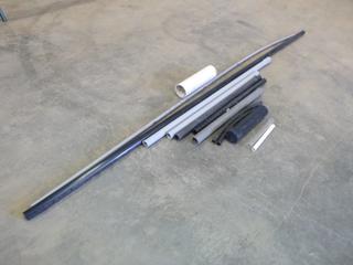 Qty of Various Sizes and Length of PVC Pipe w/ Box, 12 1/2 In. x 10 1/4 In. x 24 In.