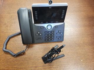 Cisco CP-8845 IP Video Phone c/w 720P HD Desktop Video, 5 In. Widescreen Color Display w/ Wired Desktop Microphone (Office)