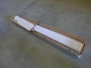 Qty of LED ZY-T8-40W240BINT Tube Lights, Material Frosted, Color Temp: 5000K (H)
