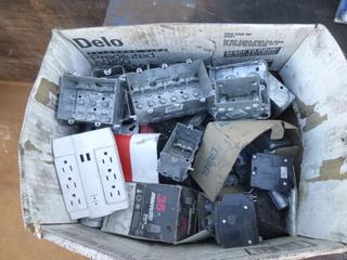 Qty of Electric Supplies Includes Outlet Box, Circuit Box, Plugs, Cable Connectors and Cords (E1)