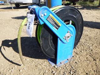 Self Retracting  Hose Reel, 300PSI, 1/2 In. PVC Hose