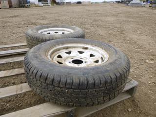 (2) Provider Radial ST 205/75R15 Tires w/ Rims