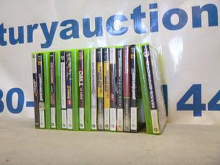 Assortment of X-Box Games (Upstairs)