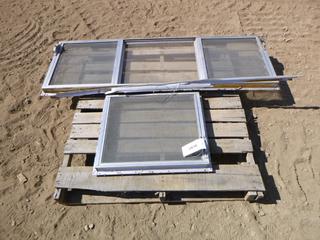 Trailer Windows, 59 In. x 20 In. and 24 In. x 20 In.