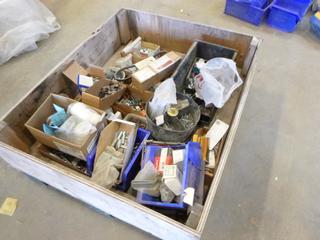 Assortment of Nuts, Bolts, Clamps and Other Misc. Items *Note: Crate Not Included* (OS)