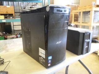 Acer Computer System w/ APC Smart IPS C1000, Acer Aspire M3970 Intel Core i7, ATI Radeon, Monitor, Keyboard and Mouse (G-1)