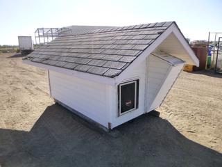 Custom Built 12 Ft. x 8 Ft. Insulated Dog House/Chicken Coupe *Note: Small Damage On Roof* (YN-01)