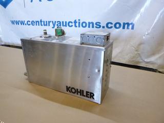 Kohler Steam Generator. 240V, 9 KW, 46A, 1 Phase, 8 Wire Gauge *Note: working Condition Unknown* (A-2)