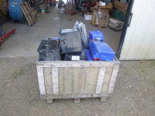 Qty of Various Sized Plastic Shelf Bins (OS)