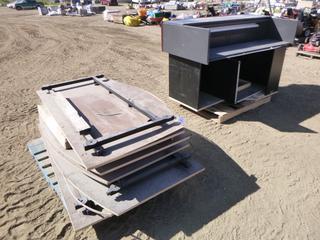 Office Desk Shelves and Qty of Table Tops 