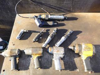 (1) Ultra Pro 1100 Lbs./PI, A+555 1/2 In.  Impact Wrench, (2) 1/2 In. Air Impact Wrenches, (1)1/2 In.  Air Die Grinder, (1) Pneumatic Grease Gun, Air Compact Drill and Air Compact Wrench (E1)