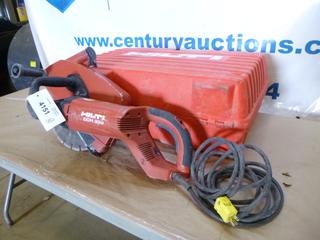Hilti Model DCH300, 12 In. Concrete Saw, 120 Volts, 60 Hz w/ Case *Note: Working Condition Unknown*