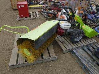 Grillo GFA Roto Tiller c/w Honda GX270 9.0, Sweeper Attachment, SN 300879