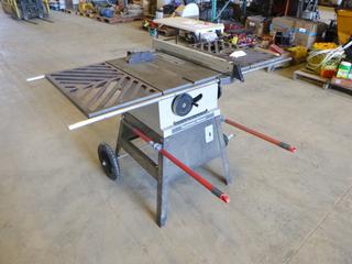 Rockwell / Beaver Table Saw  w/ 3/4 HP General Electric Motor, 60 Hz, 1 Phase, 56 In. x 34 In. x 37 1/2 In. (Z)