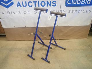 (2) Record Power RPR400 Adjustable Roller Stands (A-2)