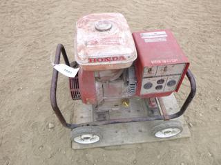 Honda EG3000 Generator c/w 120/240 Volts, 12.5 Amps, Uses Mix of Oil and Gas