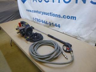 John Deere X117S08 Power Washer, 15 HP, 1250 PSI, 1.75 GPM, 115V, 60 Hz, 3.5A * Note: Working Condition Unknown (NEC)