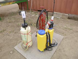 (2) Herbicide Sprayers C/w (1) Solvent Sprayer (OS)
