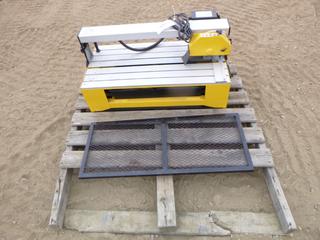 QEP 83200 24 In. Bridge Tile Saw c/w 8 In. Blade, 5/8 In. (Arbor), 120 Volts, 60 Hz, 1-1/2 HP, 9.2 Amps (NE Floor)