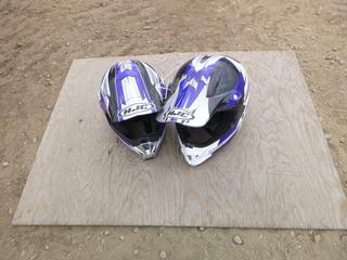 (2) HJC CS-X2 Scoop Helmets (D1)
