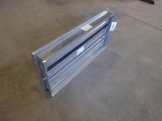 Unused Alumavent Control Dampers Louvered Vent, 38 In. x 5 In. x 20 In. (W-3-3)