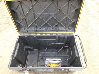 DeWalt Tough Chest, 37 In. x 22 In. Mobile Max 50 KG C/w DeWalt DWE575SB, 7 1/4 In. Circular Saw  *Note: Working Condition Unknown*