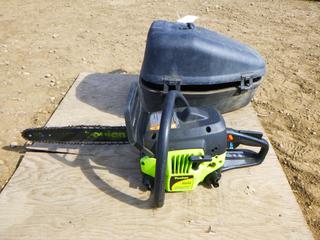 Poulan P3314 33cc/14 In. Gas Powered Chain Saw, C/w Case