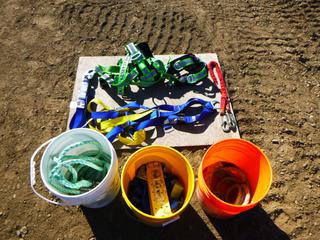 Qty of Fall Protection Harnesses, C/w Buckets (NE Floor)