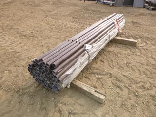 (60) Powder Coated Posts, 1 7/8 In. x 8 Ft. Long (YN-01) 