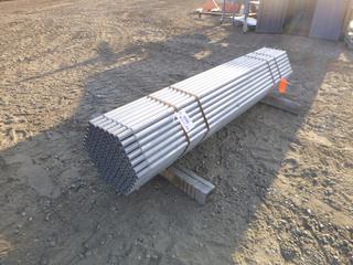 Approx. 110 PCs of 1 3/8 In. x 81 In. Galvanized Tubing (YN-01)