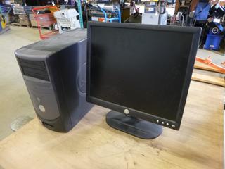 Dell Dimension 3000 Computer Tower C/w Dell Monitor (C-1)