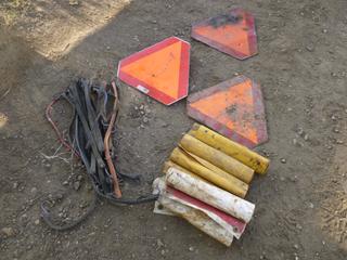 Qty of Load Signs, Triangles  and Bungee Cords