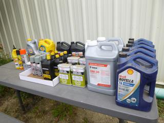 Qty of Unused Assorted Oils, Fuel Conditioners and Others Automotive Fluids