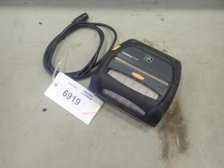 Zebra ZQ520 Mobile Thermal Printer w/ 4 In. Print Capacity and Bluetooth, SN XXRBJ184201085 (F-2)