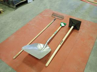 Shovel, Rake And Hand Tamper (R-1-1)