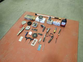 Universal Block Tester, Reamer, STIHL Two-Stroke Engine Oil, Test Fluid, Sockets And Assorted Supplies  (NE Floor)